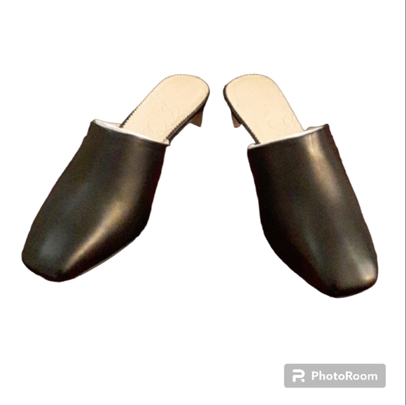 J CREW LAYLA MULE HEELS IN LEATHER - Picture 2 of 6